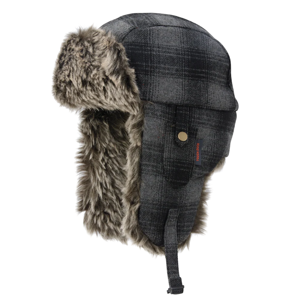 Tough Duck Plaid Aviator Hat