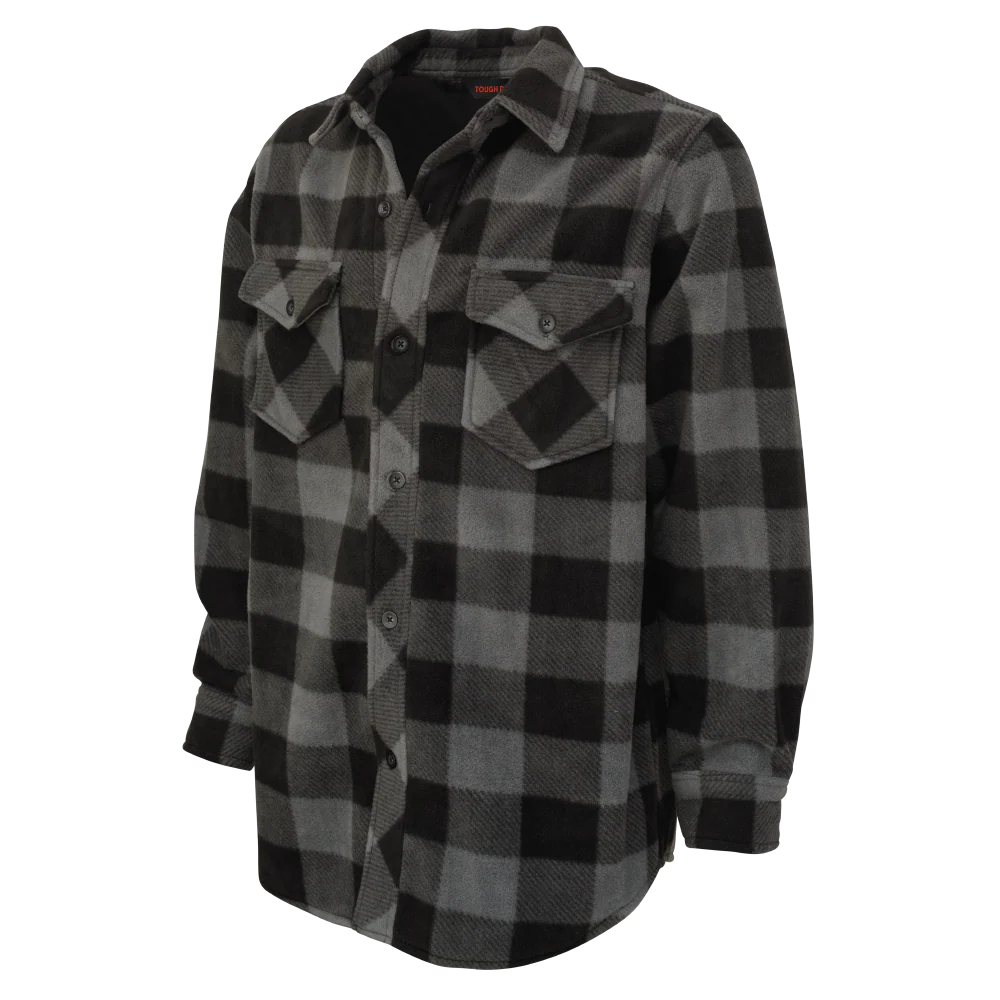 Tough Duck Men's Buffalo Check Fleece Shirt 2XL-3XL
