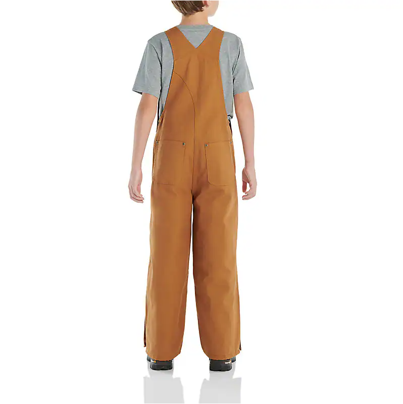 Carhartt Kids Insulated Canvas Bib Overalls Size 4-7