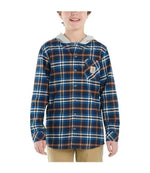 Carhartt Boys Hooded Flannel