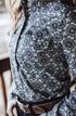 Cinch Light Blue Geo Print Snap Shirt
