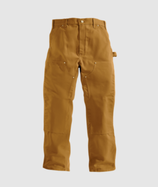 Carhartt Mens Loose Fit Firm Duck Double-Front Utility Work Pant