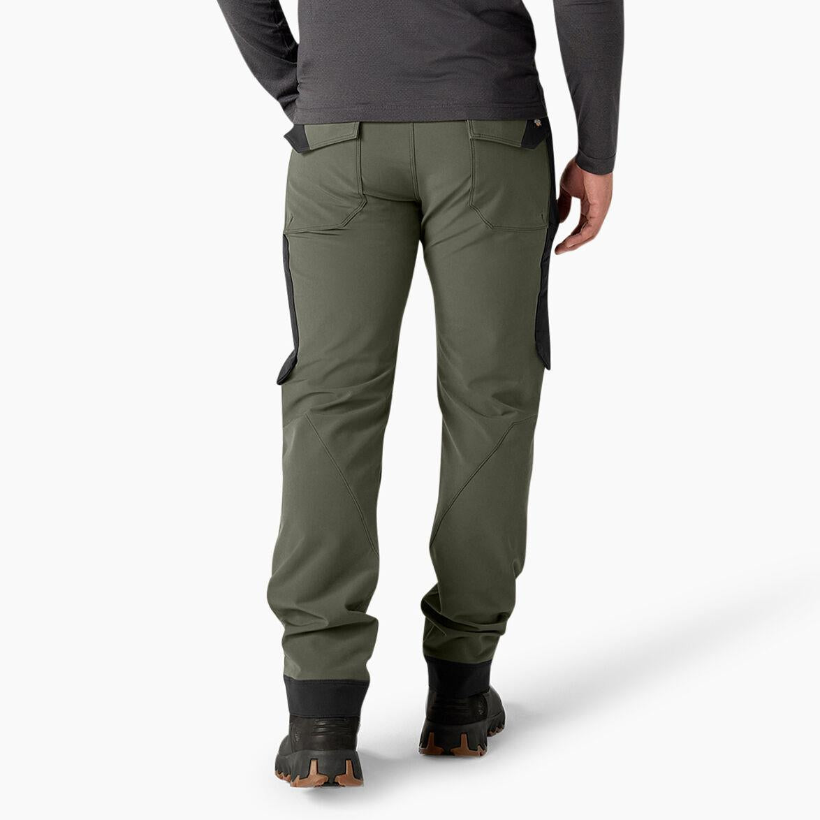 Dickies Mens FLEX Slim Fit Double Knee Tapered Pant