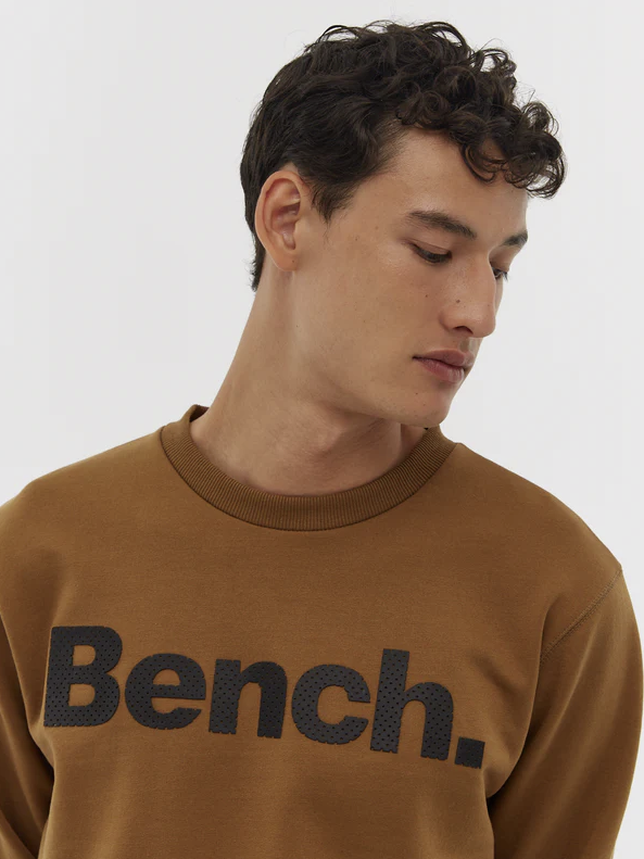Bench Tipster Perforated Logo Crewneck