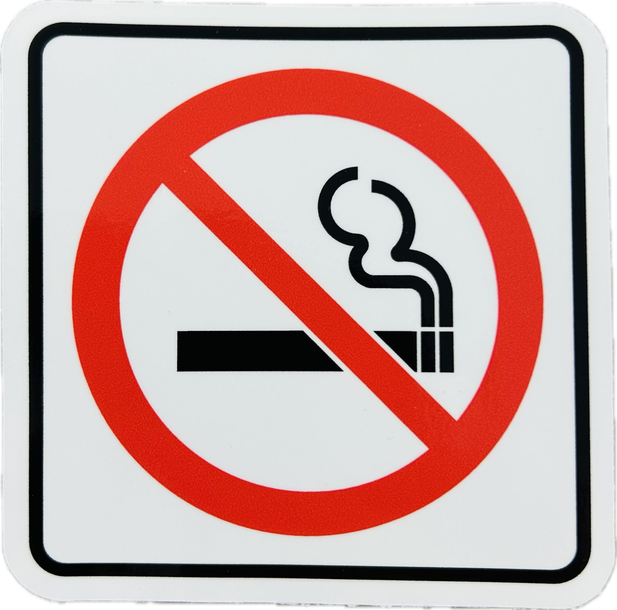 4"x4" No Smoking Sticker
