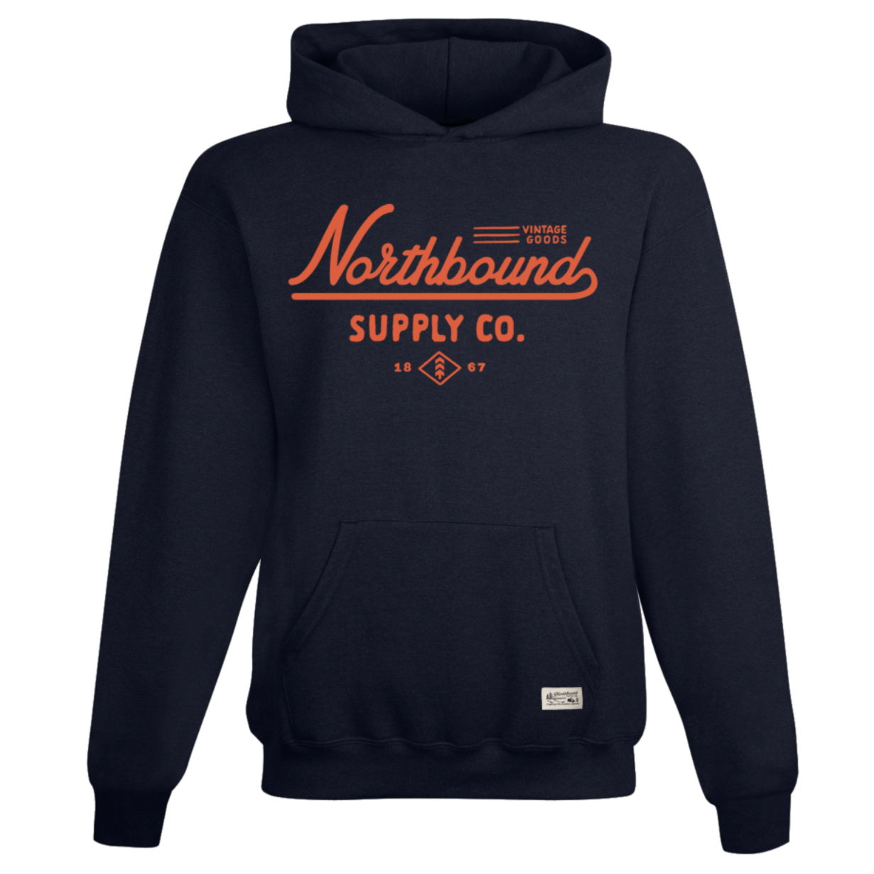 Northbound Kid's Puff Script Hoodie