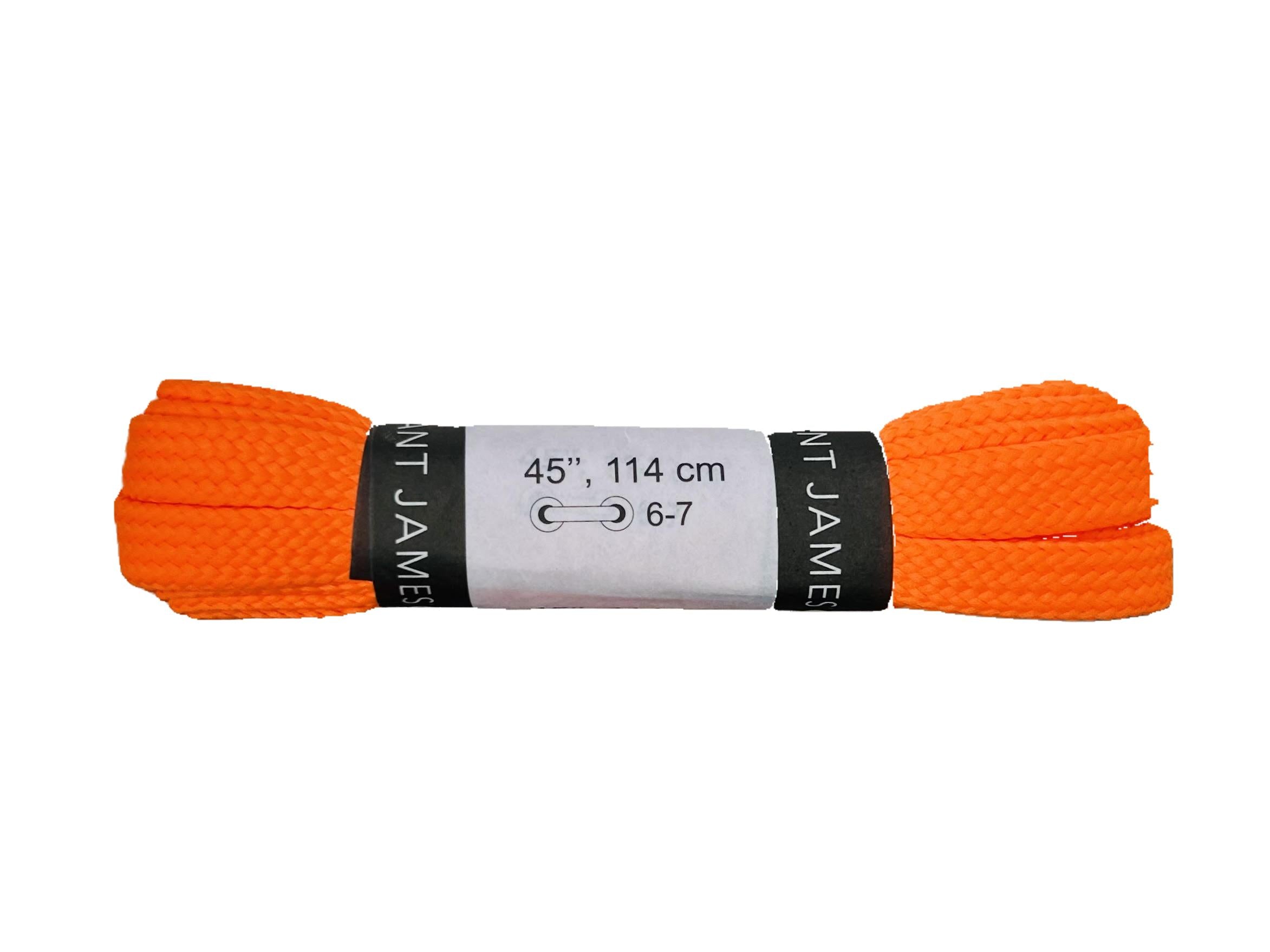 Volant James 45" Flat Laces - Orange