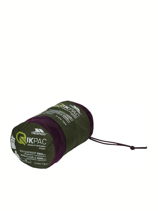 Trespass Women's Qikpac Rain Jacket