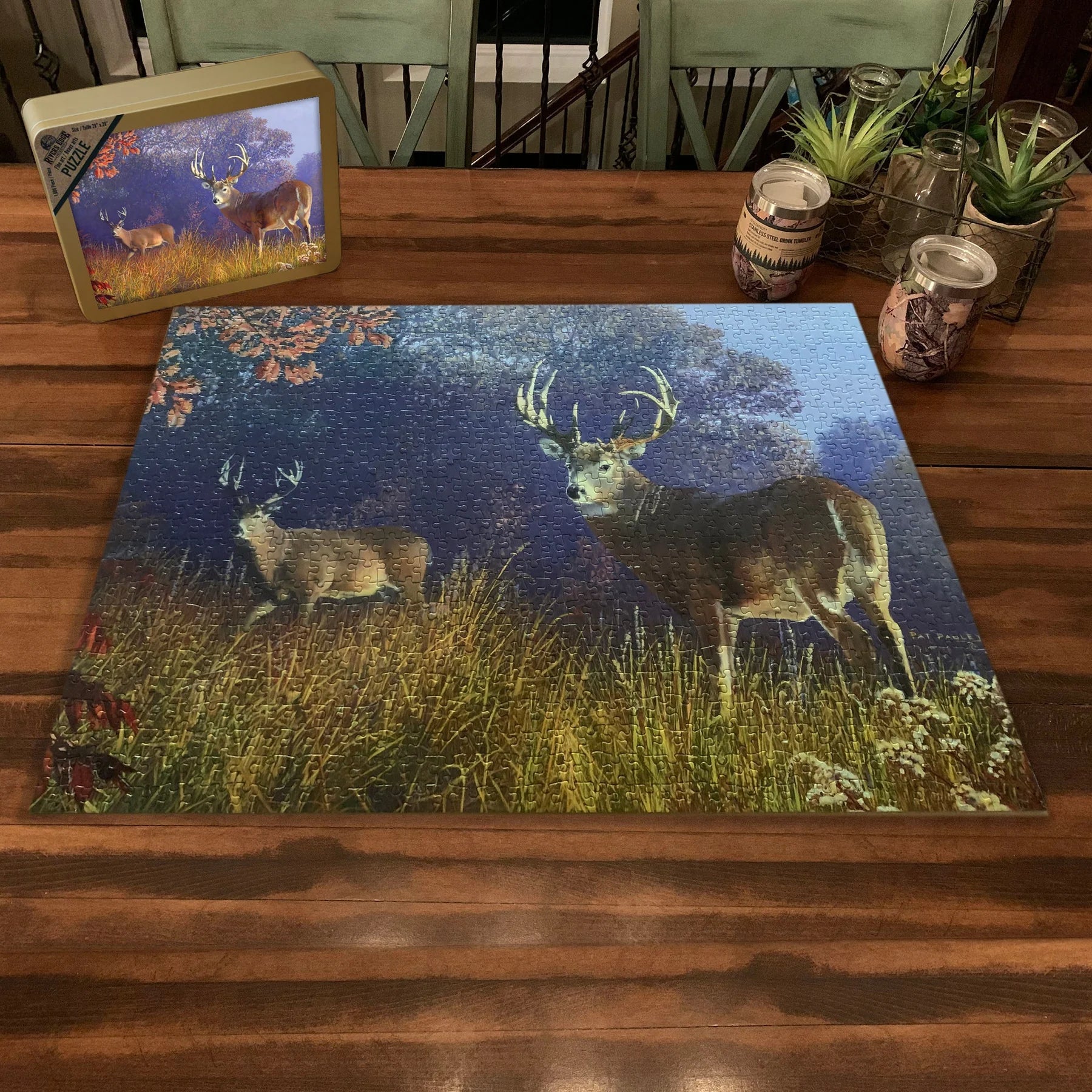 Rivers Edge 1000pc Deer Scene Puzzle