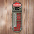 Rivers Edge Tin Thermometer - No Trespassing