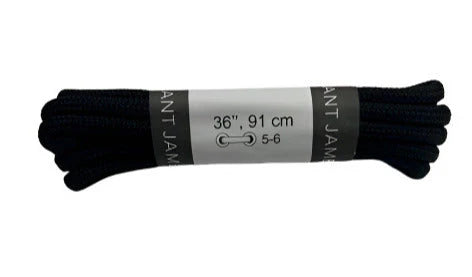 Volant James 36" Round Thick Laces - Black