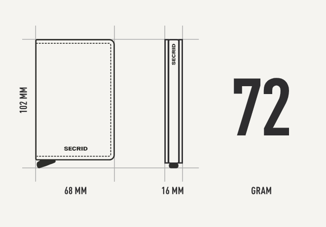 Secrid RFID Texcano Saddle Slimwallet