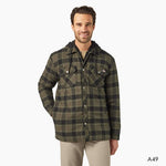 Dickies Men's Hooded Flannel Jacket