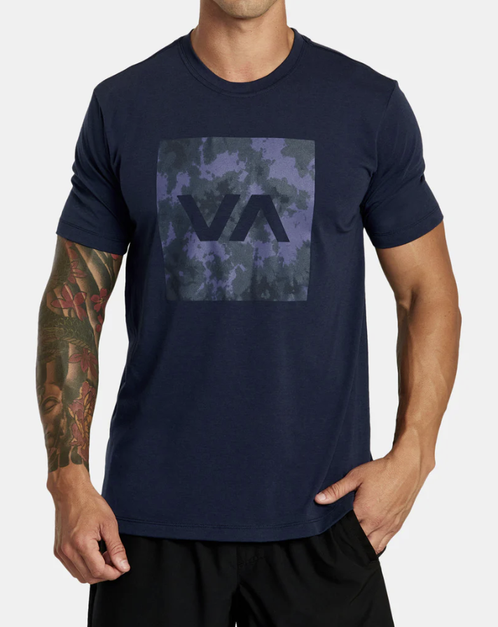 RVCA Mens VA Box Fill Purps Dye Shirt