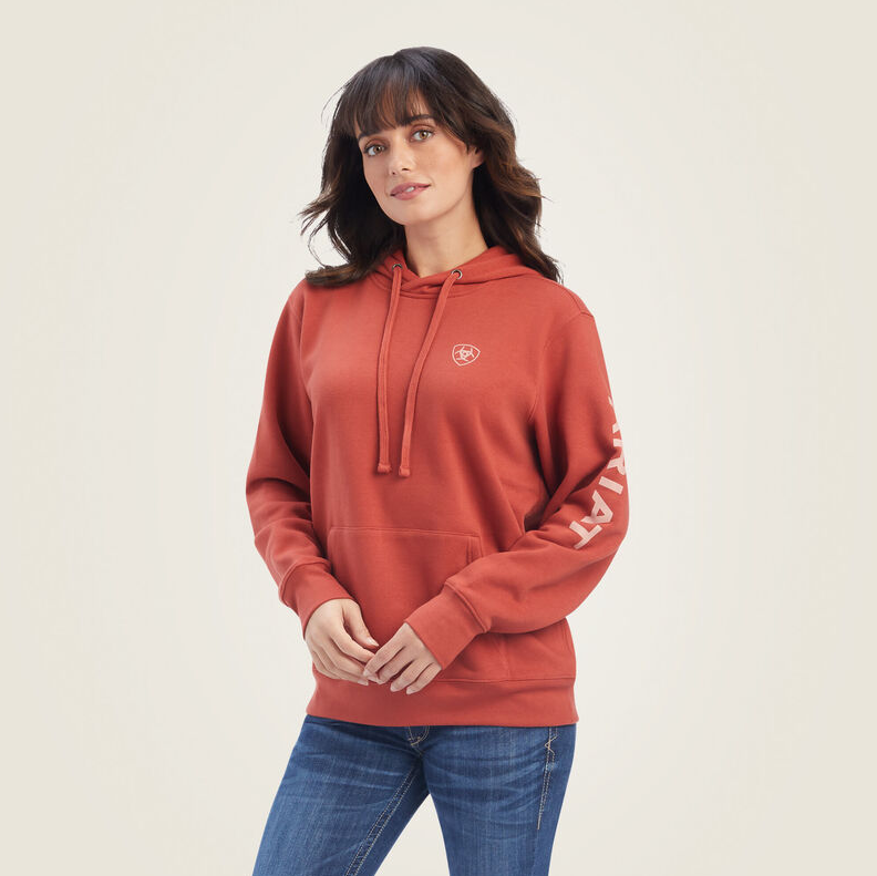 Ariat Womens REAL Classic Arm Logo Hoodie