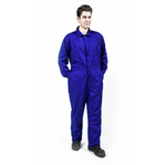 Wildrose Blue Poly Cotton Coverall