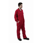 Wildrose Red Poly Cotton Coverall