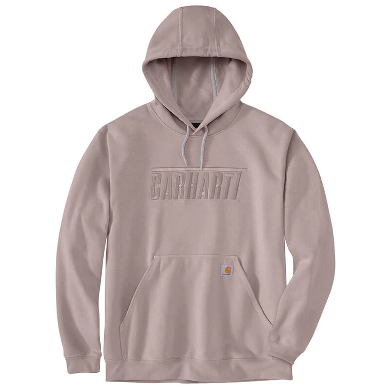 Carhartt Mens Loose Fit Midweight Embroided Logo Graphic Hoodie