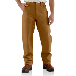 Carhartt Mens Loose Fit Firm Duck Double-Front Utility Work Pant