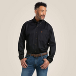 Ariat Men's Solid Twill Classic Fit Shirt