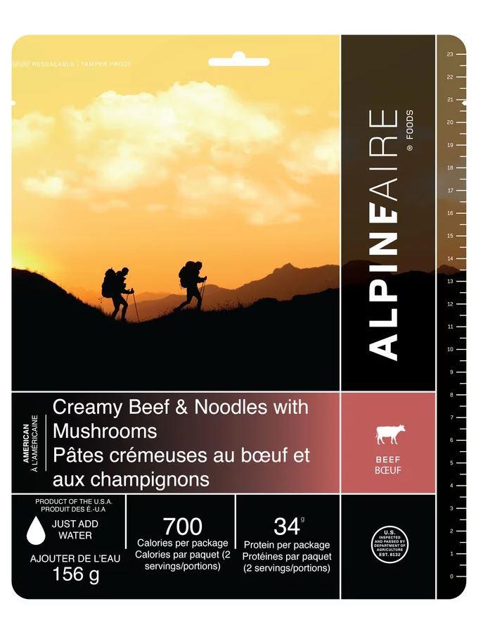 AlpineAire Creamy Beef & Noodles With Mushrooms