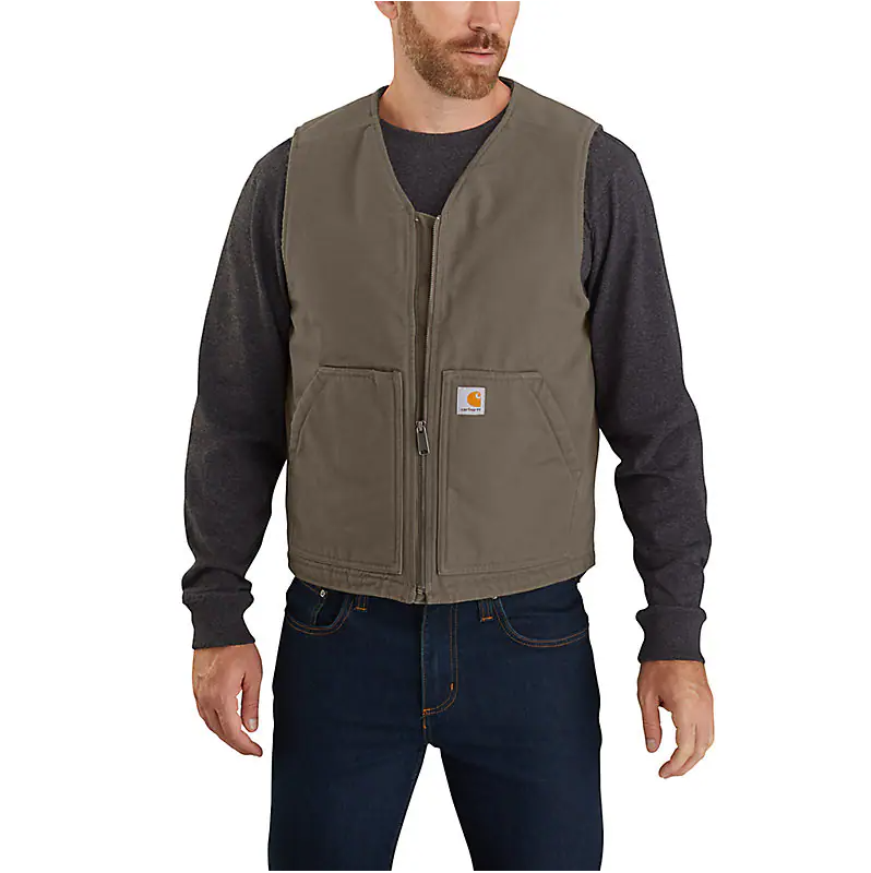 Carhartt Washed Duck Sherpa-Lined Vest