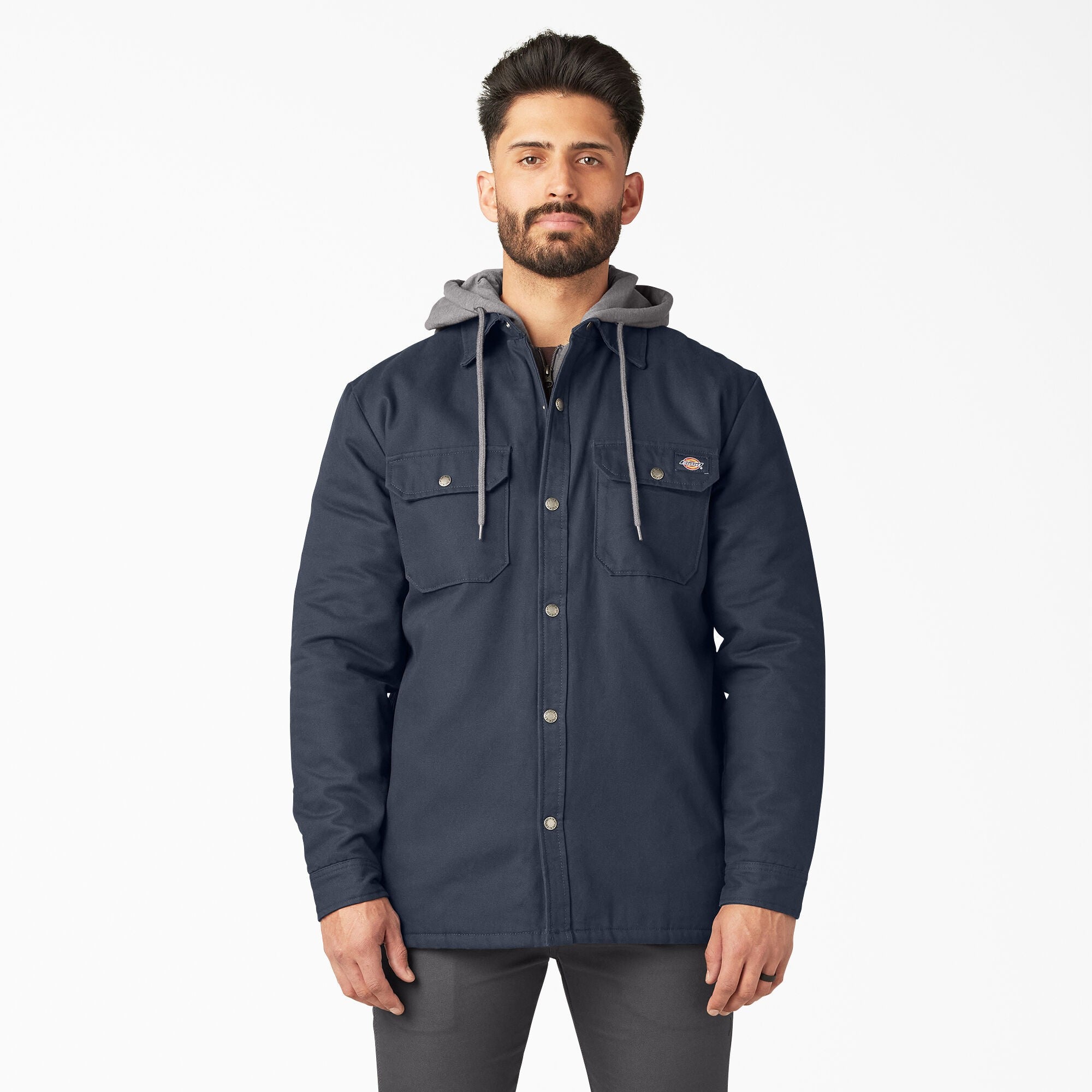 Dickies Water Repellent Duck Hooded Shirt Jacket
