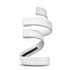Mission 1.5" White Leather Belt Strap