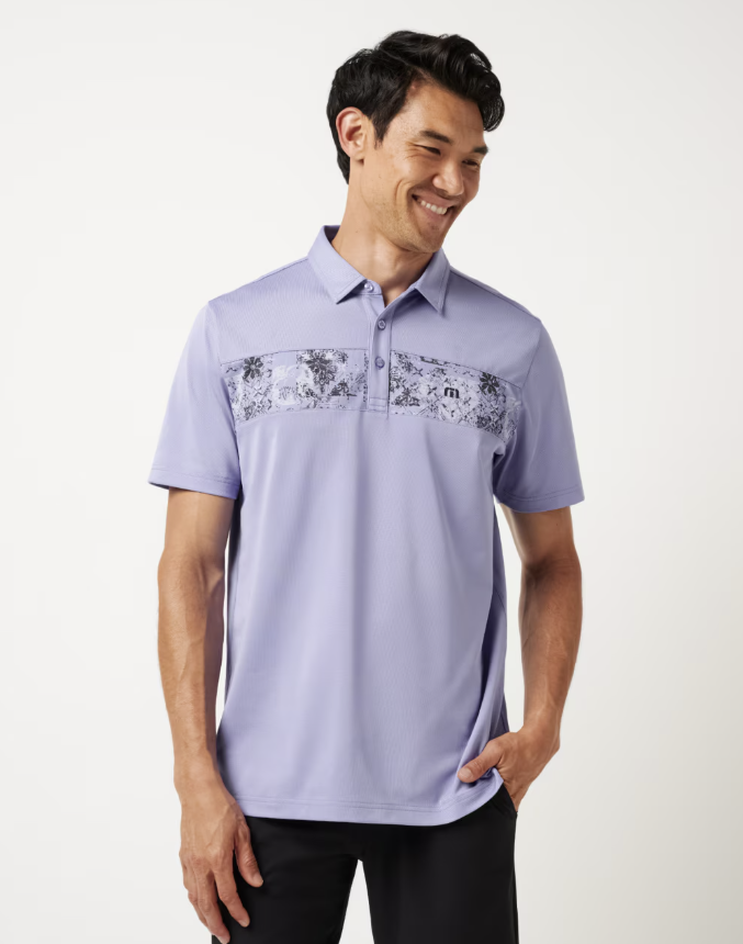Travis Mathew Good Good Chest Stripe Polo