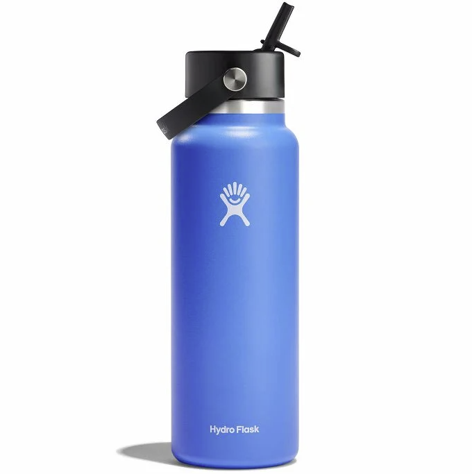 Hydroflask 40 oz Wide Mouth w/ Flex Straw Cap