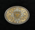 Ariat Antique Silver and Gold Oval Buckle