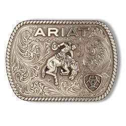 Ariat Vintage Saddle Bronc Antique Silver Buckle