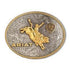 Ariat Oval Antique Silver&Gold Bullrider Buckle