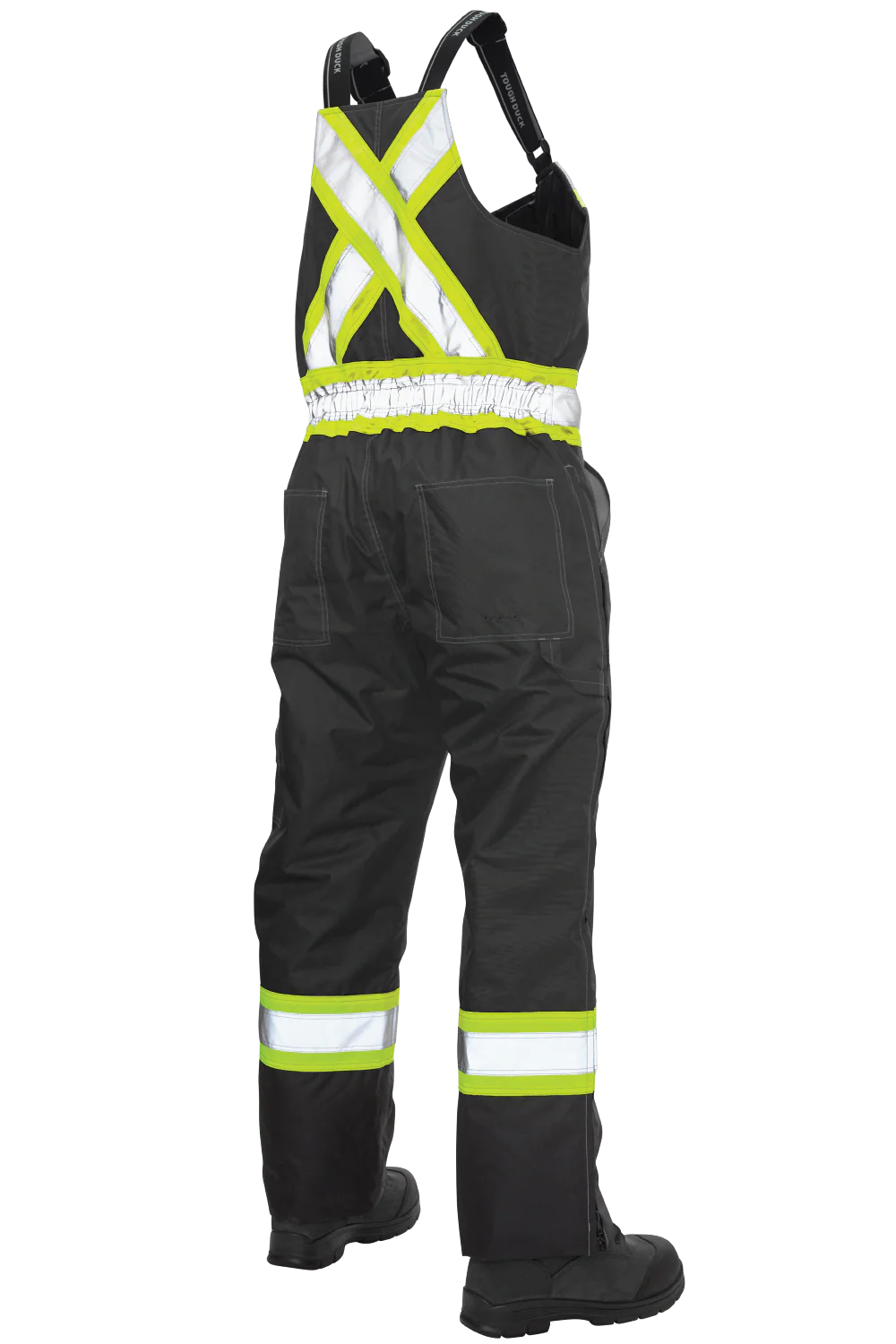 Tough Duck Ripstop Insulated Safety Bibs - S-2XL