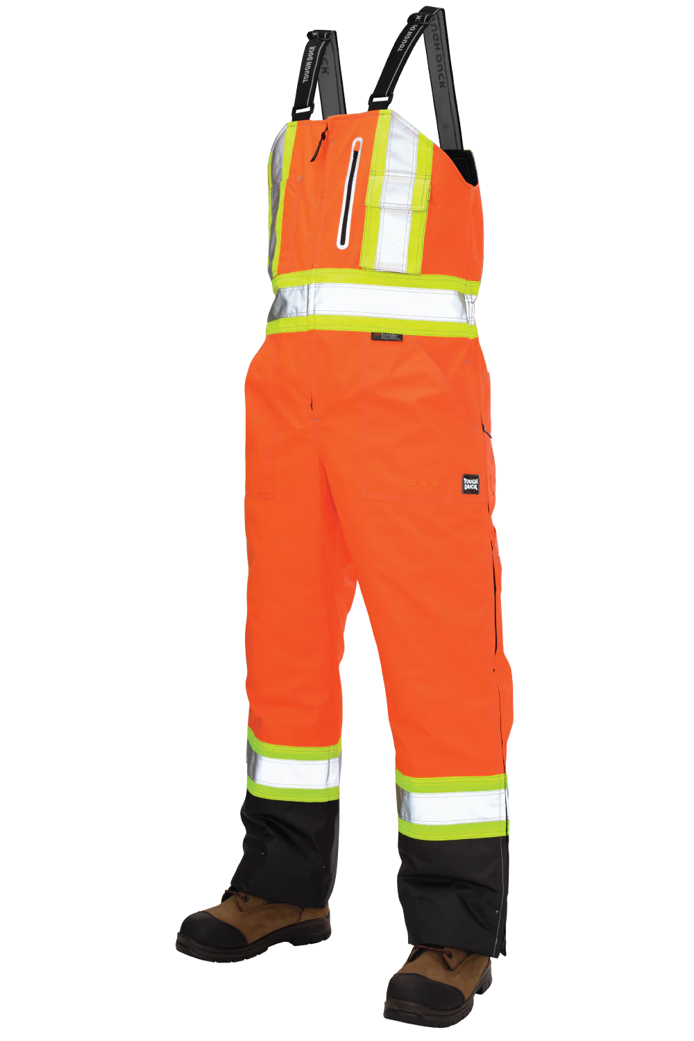 Tough Duck Ripstop Insulated Safety Bibs - S-2XL