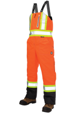 Tough Duck Ripstop Insulated Safety Bibs - S-2XL