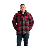 Berne Men's Quilt-Lined Hooded Shirt Jacket