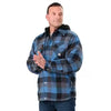 Berne Men's Quilt-Lined Hooded Shirt Jacket