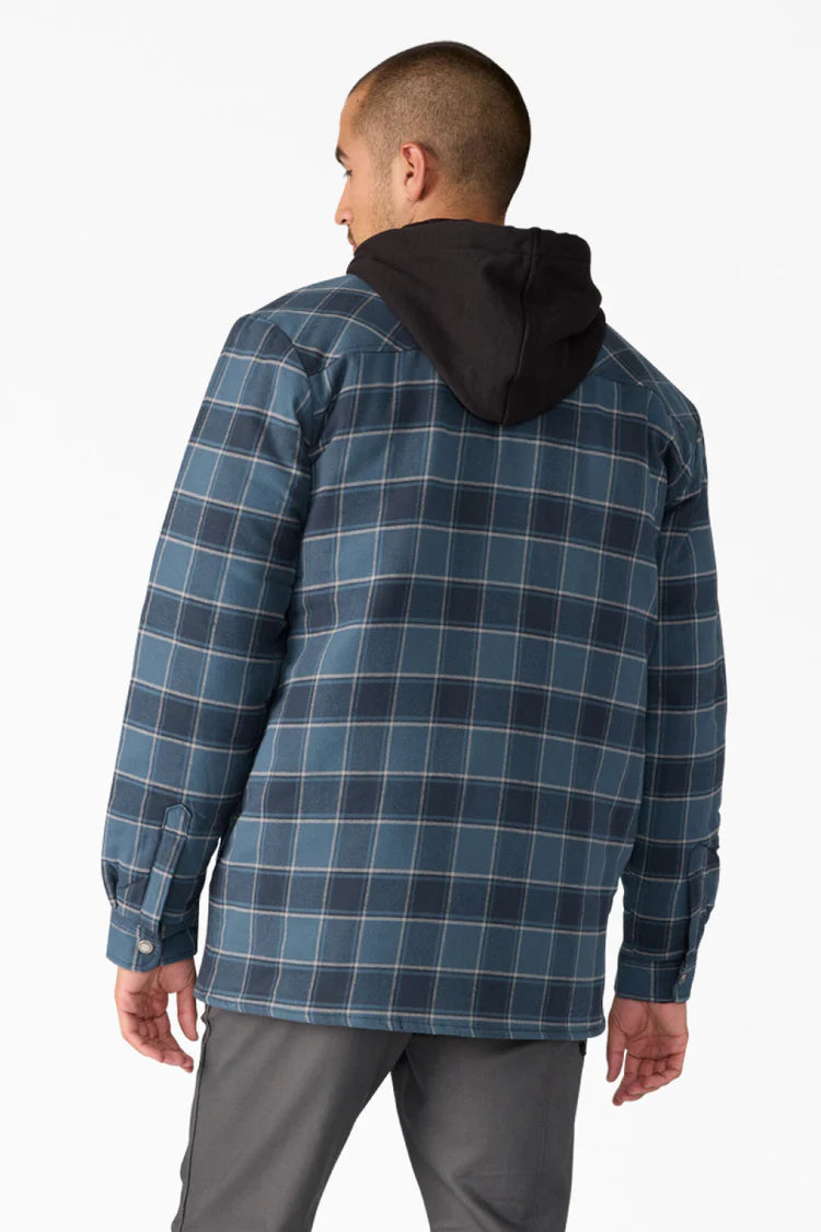 Dickies Men's Hooded Flannel Jacket