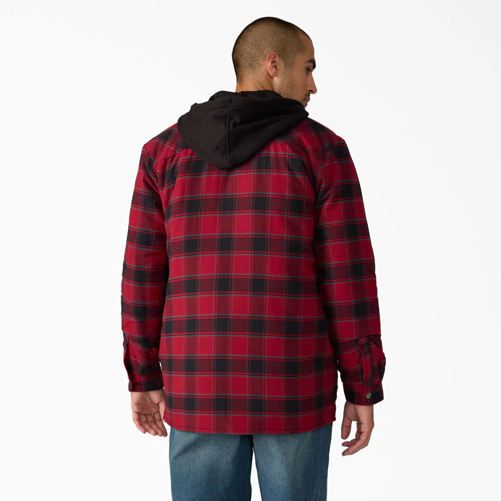 Dickies Men's Hooded Flannel Jacket