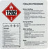 10"x10" 1202 Fuelling Procedure Sticker