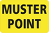 10"x14" Muster Point Aluminum Sign