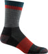 Gray | Darn Tough Heady Stripe Micro Crew Sock | ruggednorth.ca