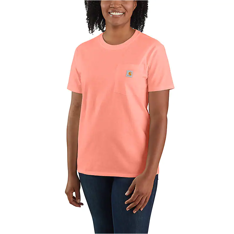 Hibiscus Heather | Carhartt Loose Fit Heavyweight T-Shirt | ruggednorth.ca