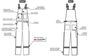 IFR Nomex Insulated Bib Overalls