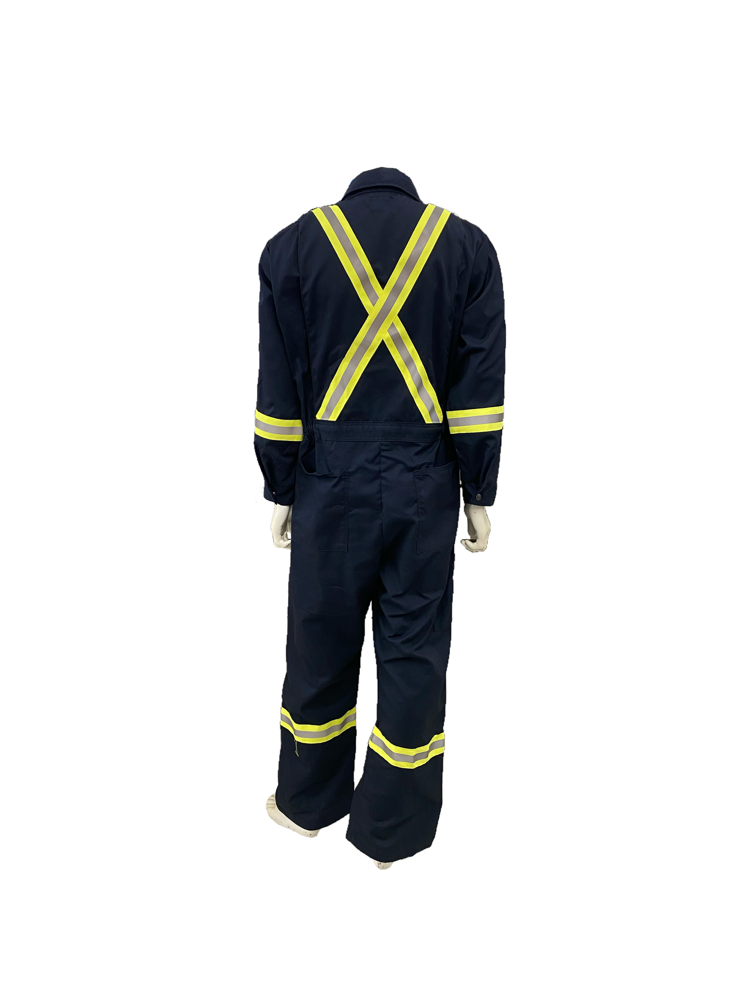 Wildrose Garments Navy Striped P/C Coveralls | ruggednorth.ca
