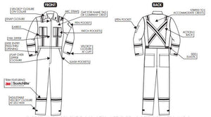 IFR Ultrasoft Coveralls w/tape
