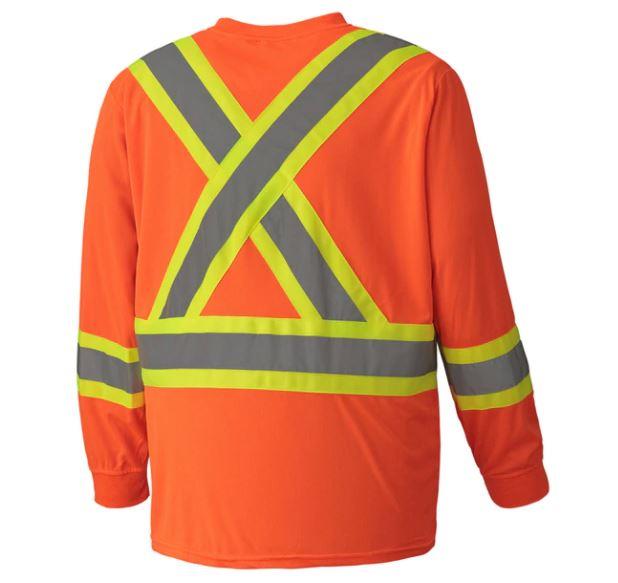 Pioneer Long Sleeve Hi Viz Safety Shirt