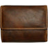 Rugged Earth Brown Trifold Leather Wallet #2