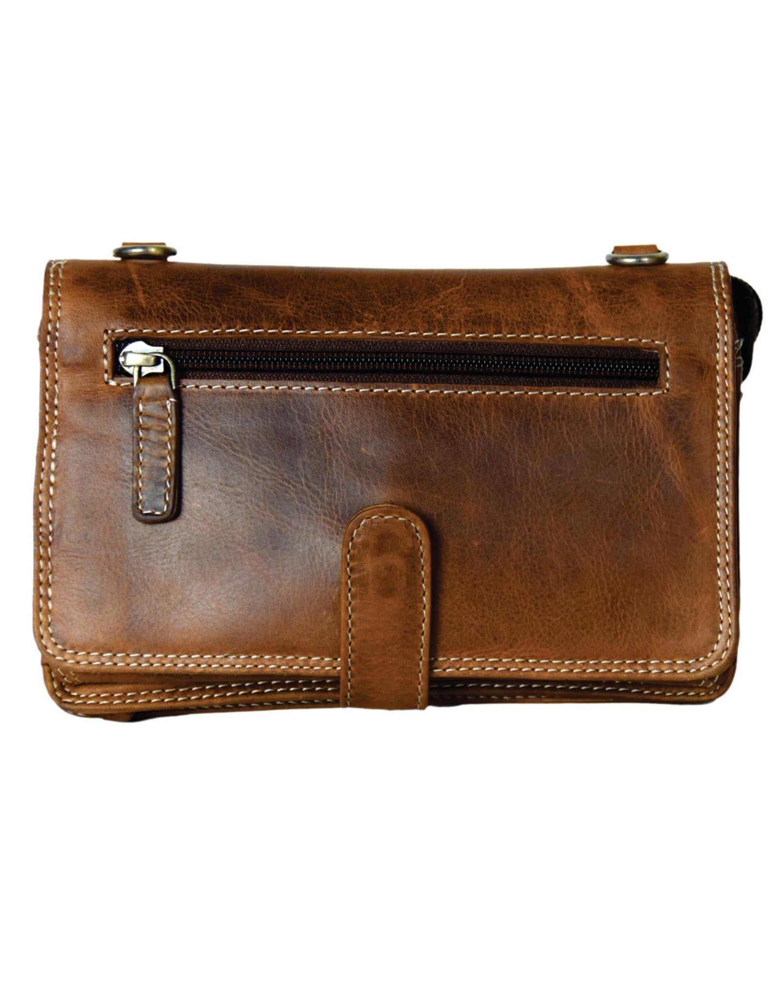 Rugged Earth Leather Organizer Wallet